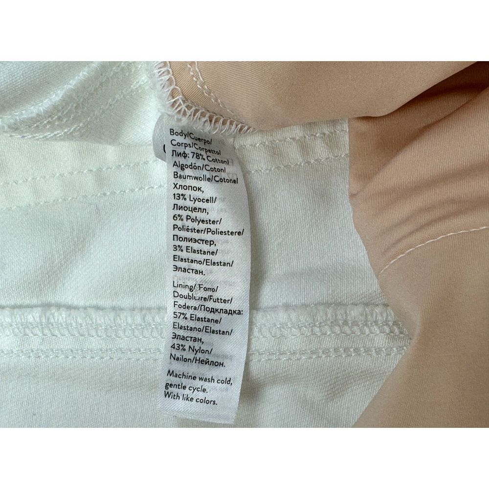 Spanx 20229 Distressed Skinny Jean Women M Tummy Control Stretch High Rise White - Picture 5 of 16